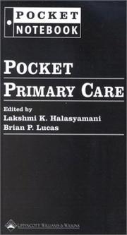 Cover of: Pocket Primary Care (Looseleaf with Binder)