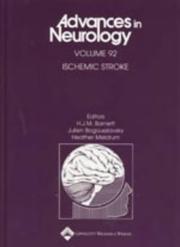 Cover of: Ischemic stroke by editors, H.J.M. Barnett, Julien Bogousslavsky, Heather Meldrum.