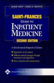 Cover of: The Saint-Frances Guide to Inpatient Medicine by Sanjay Saint