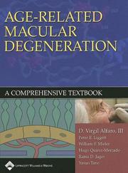 Cover of: Age-Related Macular Degeneration: A Comprehensive Textbook