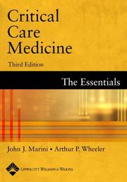 Cover of: Critical care medicine: the essentials