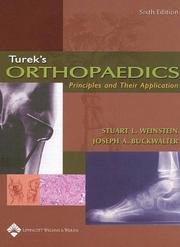Cover of: Turek's Orthopaedics by Stuart L Weinstein, Joseph A Buckwalter