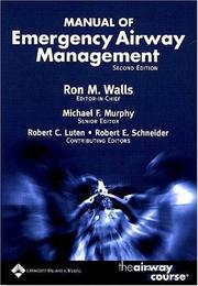 Cover of: Manual of emergency airway management by Ron M. Walls