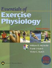 Cover of: Essentials of exercise physiology by William D. McArdle