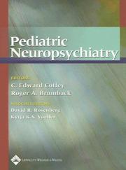 Pediatric neuropsychiatry by C. Edward Coffey