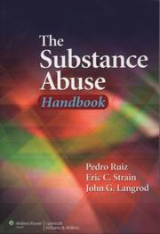Cover of: The Substance Abuse Handbook