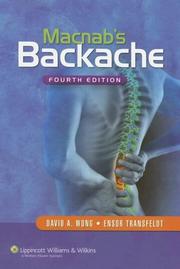 Macnab's backache by David A. Wong, David A Wong, Ensor Transfeldt