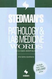 Cover of: Stedman's pathology & lab medicine words by 