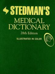 Cover of: Stedman's Medical Dictionary