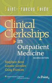 Cover of: Saint-Frances Guide: Clinical Clerkship in Outpatient Medicine (Saint-Frances Guide Series)