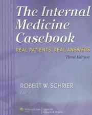 Cover of: The The Internal Medicine Casebook by Robert W. Schrier