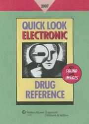 Cover of: Quick Look Electronic Drug Reference 2007