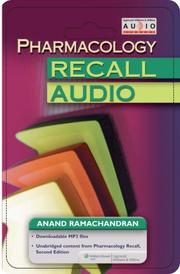 Cover of: Pharmacology Recall Audio