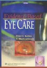 Cover of: Evidence-Based Eye Care