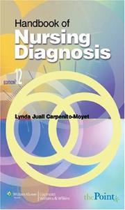 Cover of: Handbook of Nursing Diagnosis