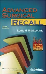 Cover of: Advanced Surgical Recall