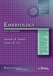 Cover of: BRS Embryology (Board Review Series) | Ronald W. Dudek