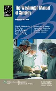 The Washington manual of surgery