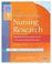 Cover of: Understanding Nursing Research