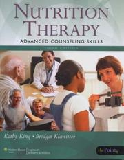 Cover of: Nutrition Therapy: Advanced Counseling Skills