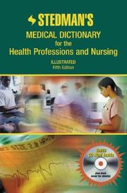 Cover of: Stedman's Medical Dictionary for the Health Professions and Nursing, Fifth Edition (CNSA Endorsed Version): PDA CD-ROM Powered by Mobipocket
