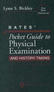 Cover of: Bates' Pocket Guide to Physical Examination and History Taking (Professional Guide Series)