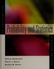 Introduction to Probability and Statistics by William Mendenhall