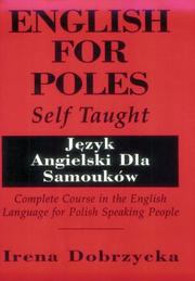 English for Poles, self taught by Irena Dobrzycka