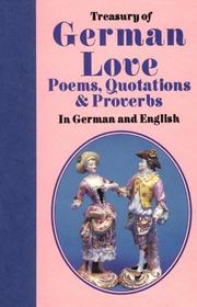 Cover of: Treasury of German Love: Poems, Quotations & Proverbs : In German and English (Treasury of Love)