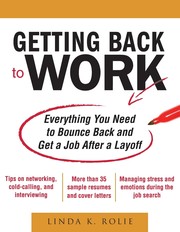 Cover of: Getting back to work by Linda K. Rolie