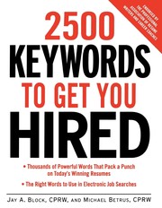 Cover of: 2500 Keywords to Get You Hired by Jay A. Block, Michael Betrus