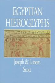 Cover of: Egyptian Hieroglyphics