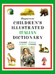 Cover of: Hippocrene Children's Illustrated Italian Dictionary: English-Italian/Italian-English