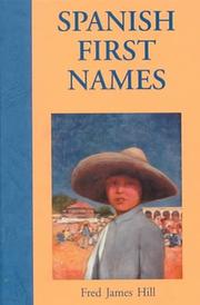 Cover of: Spanish first names
