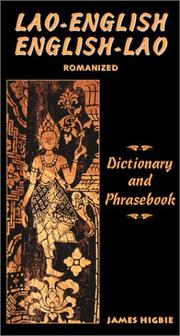 Cover of: Lao-English/English-Lao Dictionary and Phrasebook (Dictionary & Phrasebook)