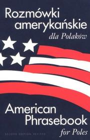 Cover of: Rozmowki Amerykanskie Dla Polakow/American Phrasebook for Poles