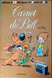 Cover of: Carnet de Bill by Jean Roba, Jean Roba