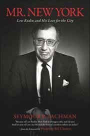 Cover of: Mr. New York: Lew Rudin and His Love for the City