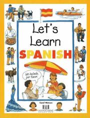 Cover of: Let's Learn Spanish (Hippocrene Let's Learn) by Carol Watson, Janet De Saulles