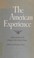 Cover of: The American Experience