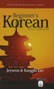 Cover of: Beginner's Korean (Hippocrene Beginner's Series) by Jeyseon Lee, Kangjin Lee