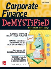 Cover of: Corporate finance demystified