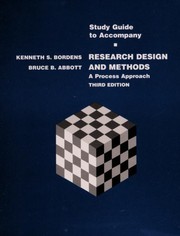 Cover of: Research Design & Methods: A Process Approach