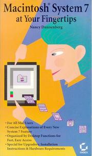 Cover of: Macintosh System 7 at your fingertips by Nancy Dannenberg