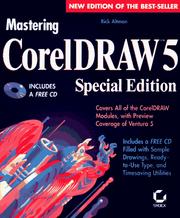 Cover of: Mastering CorelDRAW 5 by Rick Altman, Rick Altman