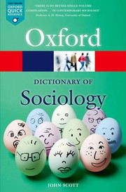 Cover of: Dictionary of Sociology by John Scott