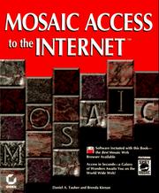 Cover of: Mosaic access to the Internet by Daniel A. Tauber