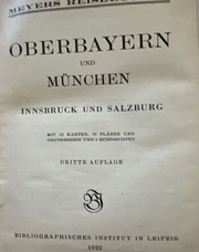 Oberbayern und München by Bibliographisches Institut