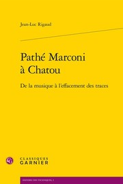 Cover of: Pathé Marconi à Chatou: de la musique à l'effacement des traces