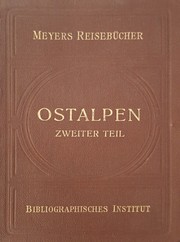 Ostalpen by Bibliographisches Institut